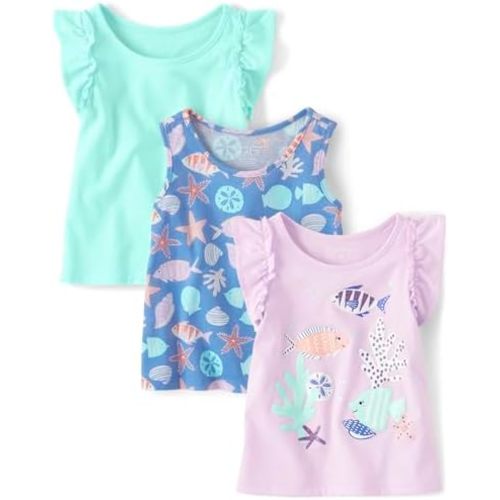 The Children's Place Baby-Girls and Toddler Short Sleeve Everyday T-Shirts