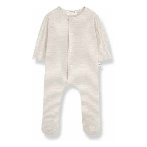 1+ in the family - Philipe jumpsuit Organic cotton - Beige | Smallable