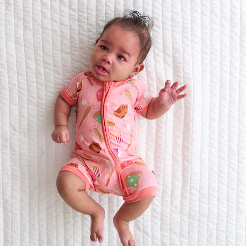 Pink All Stars Shorty Zippy - Little Sleepies