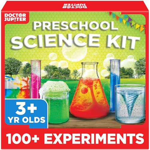Doctor Jupiter Preschool Science Kit for Kids Ages 3-5, Birthday Gift | Science Kits for Kids Ages 3-5, 100+ Experiments, Birthday Gift for Boys & Girls Ages 3,4, Learning & Educational Toy