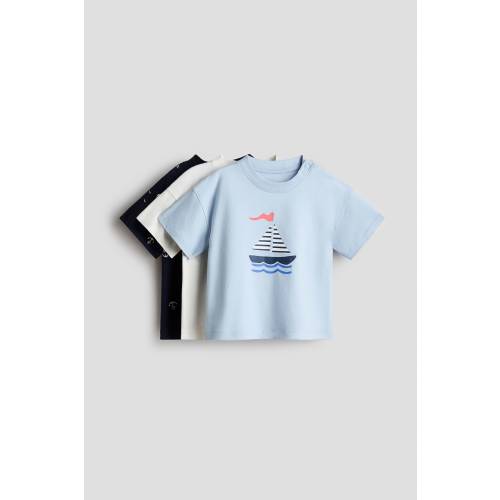 3-PACK COTTON T-SHIRTS