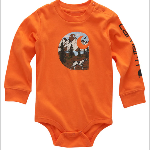 Boys' Long Sleeve Dog “C” Bodysuit (Baby) | Shop all Boys | Carhartt