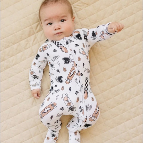 Bamboo Zip Romper | Sk8er