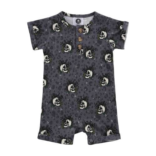 Skull & Ferns baby romper