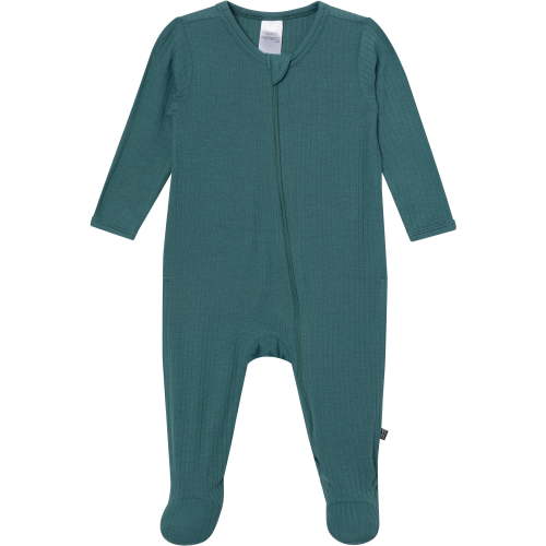 Modern Moments by Gerber Neutral Two-Way Zip Viscose Sleep ´N Play Footed Pajama , Sizes Newborn - 6/9 Months