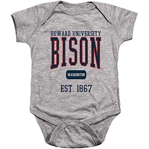 Howard University Official Est. Date Unisex Infant Snap Suit for Baby