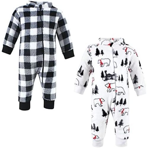 Hudson Baby baby-girls Plush Jumpsuits