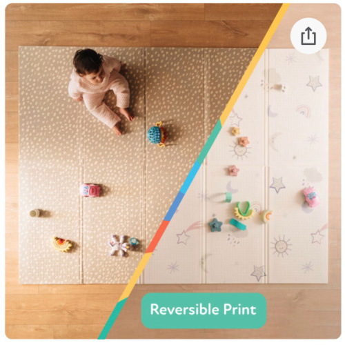 Reversible Floor Mat | Safari or Sky Pattern