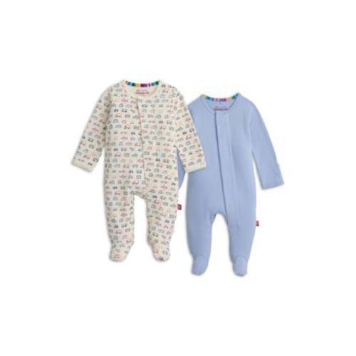 Unisex Cotton Footie Two-Pack Bundle - Baby