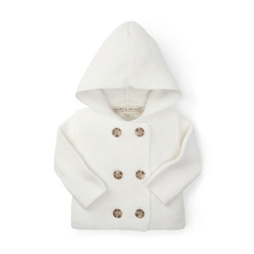 Hope & Henry Baby Hooded Sweater