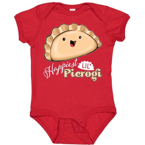 Happiest Lil' Pierogi Baby Bodysuit By Inktastic