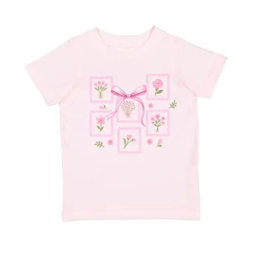 Bouquet Bow Short Sleeve T-Shirt
