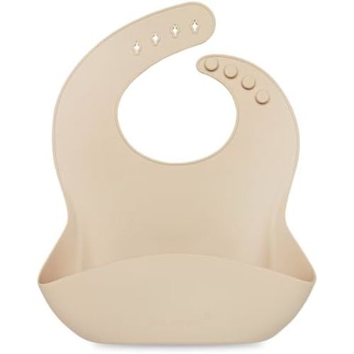 Loulou Lollipop Soft, Waterproof Silicone Feeding Bib