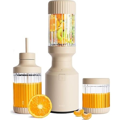 Beast Mini Blender Plus, Countertop Blender, Sand, 600W