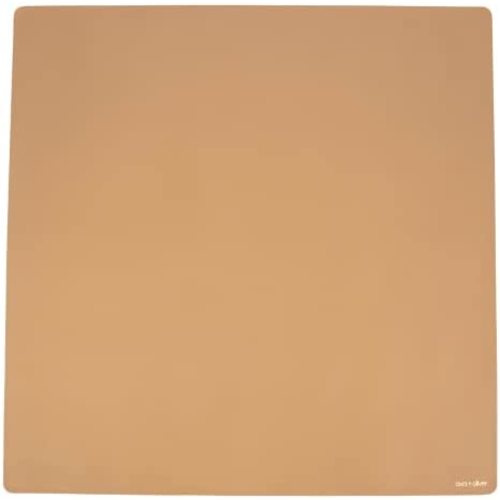 AVA + OLIVER Vegan Leather Multipurpose Play Mat - Indoor Outdoor Picnic Beach or Splat Mat - Waterproof and Sand Proof Foldable Blanket (Square (47" x 47"), Tan)