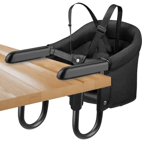 Hook On Chair, Portable Baby Feeding Seat Attached to Table - Clip On High Chair With Fold-Flat Storage Bag, Easy Clean Fast Table Seat for Home and Travel, Tight Fixing and Anti Drop Toddler Seat