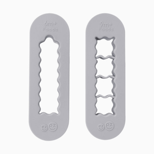 ezpz Baby-Led Weaning Food Cutters - Pewter