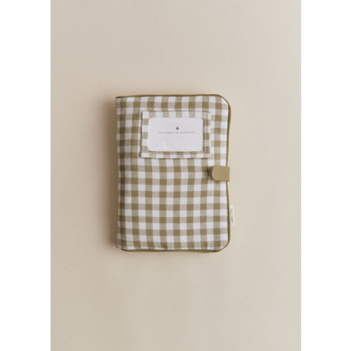 Book Cover - Green Gingham
