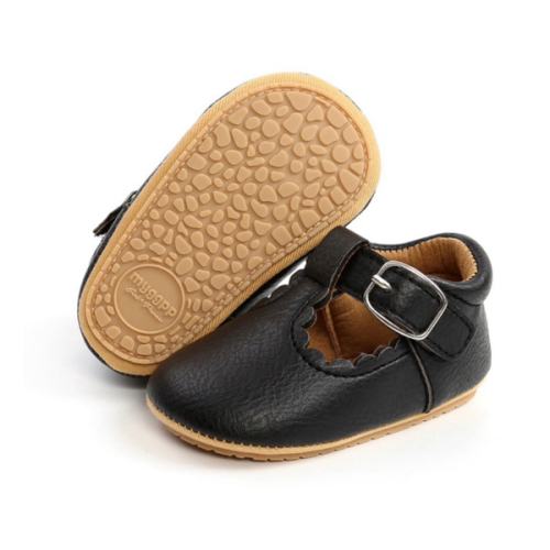 Toddler Baby Girl Princess Leather Soft Crib Anti-slip First Walkers Shoes