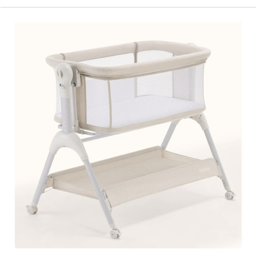 HARPPA Cuddly Sway | 3-in-1 Rocking Baby Bassinet & Bedside Sleeper for Newborns with Mattress for Reflux | Attaches to Bed, Adjustable Heights, Non-Toxic & CPSC Certified | Sturdy Frame, Portable Wheels, Tool-Free Setup, Gentle Rocking | Perfect for Newb