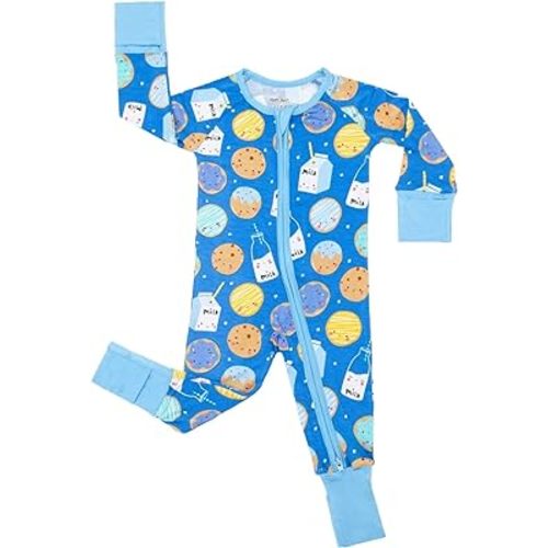 Little Sleepies Zipper Pajamas for Baby Boys & Baby Girls, Toddler Pajamas, Snug Fit, 2-Way Zipper, Viscose from Bamboo
