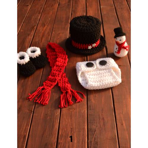 Snowman Baby Outfit Newborn Snowman Outfit Crochet Snowman Outfit Snowman Top Hat Christmas Baby Outfit Christmas Amigurumi