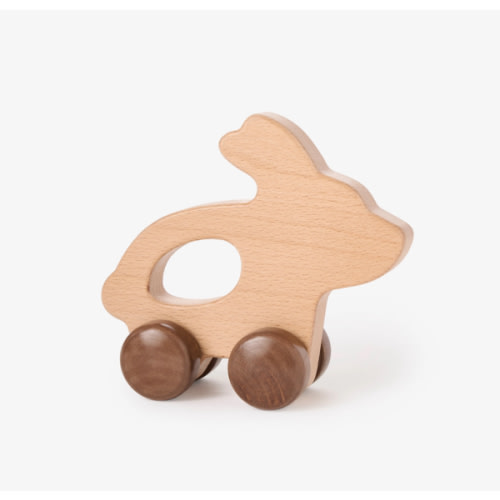 Wooden Push Toy Bunny – Elegant Baby