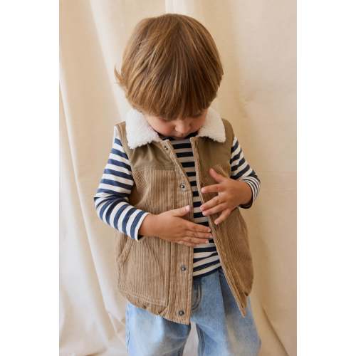 Spencer Vest - Brioche/Pecan