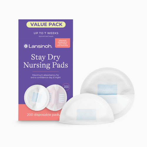 Lansinoh Stay Dry Disposable Nursing Pads - 200