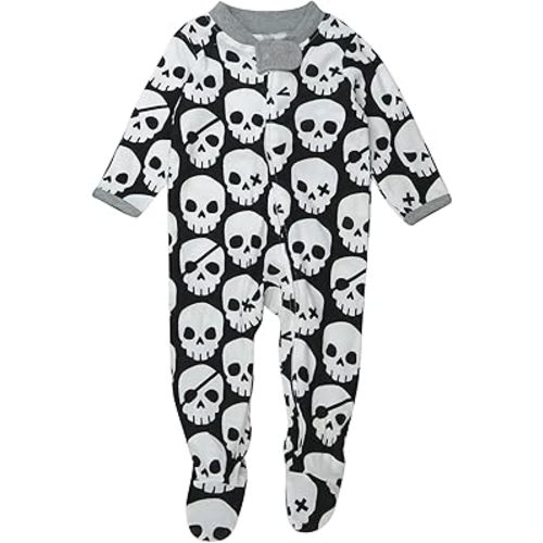 HonestBaby unisex-baby Celebration Sleep & Play Footed One-piece Pajama Sleeper 100% Organic Cotton