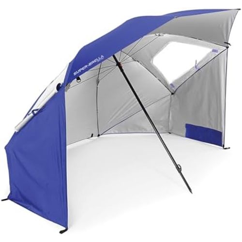 Sport-Brella Super-Brella SPF 50+ Sun and Rain Canopy Umbrella for Camping, Beach and Sports Events
