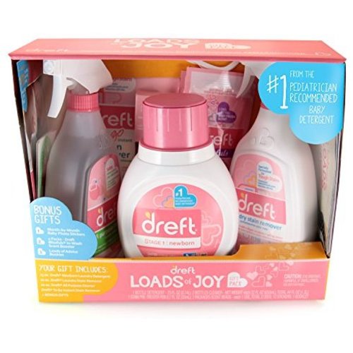 Dreft Baby Laundry Detergent, Stain Remover, and Cleaning Spray "Loads of Joy" Set