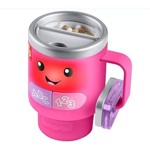 Fisher-Price Laugh & Learn Wake up & Learn Coffee Mug - Pink