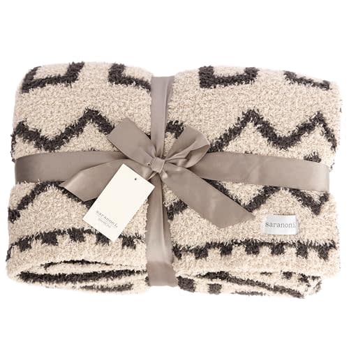 Saranoni Luxury Security Blanket Soft Plush Baby Blanket Mudcloth 20x15 | Luxury double-layer baby blanket with plush softness and security comfort for infants and everyday cuddles.