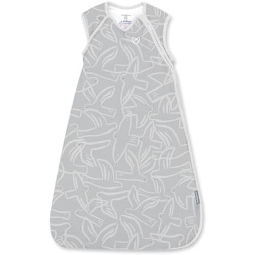 Ingenuity Sleep Sack Sleeper, Size 3-18 Months, 14-24 Pounds, 1.0 TOG, Extra-Long Zipper, 100% Cotton, Baby Sleep Sack