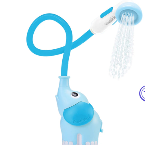 Elephant Baby Bath Shower Head | Yookidoo Newborn Toys in Tub Or Sink