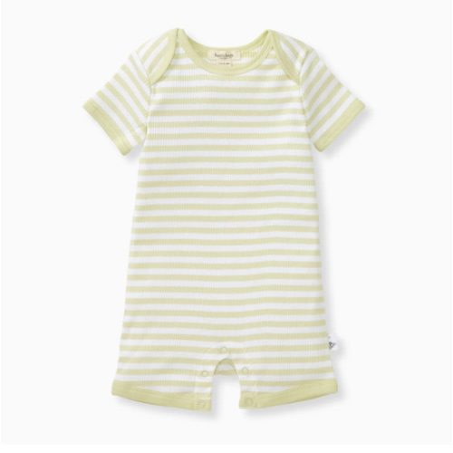 Rib Stripe Organic Cotton Baby Romper – Burt's Bees Baby