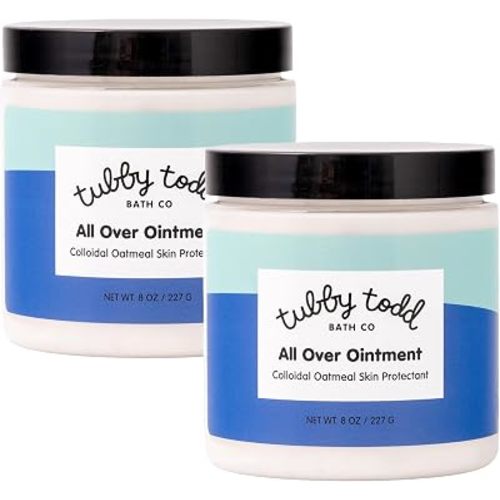 TUBBY TODD Pomada para Todo - Crema para Eczema de Bebé - Crema Multiusos de Alivio para la Piel de Bebé - Piel Sensible, Piel Seca, Sarpullido y Irritación - Libre de Esteroides y Gluten - Lavanda y