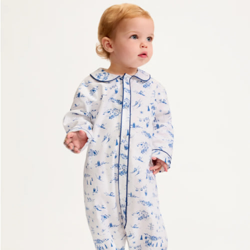 Baby's Twill Cambridge Romper in Chalet Toile