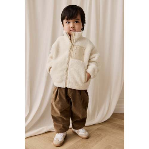 Ezra Sherpa Jacket-Natural