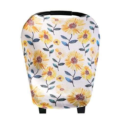 Sunnie Multi-Use Cover: Car Seat, Nursing & Stroller Cover - Stretchy Fabric, All-Season, Stylish Designs