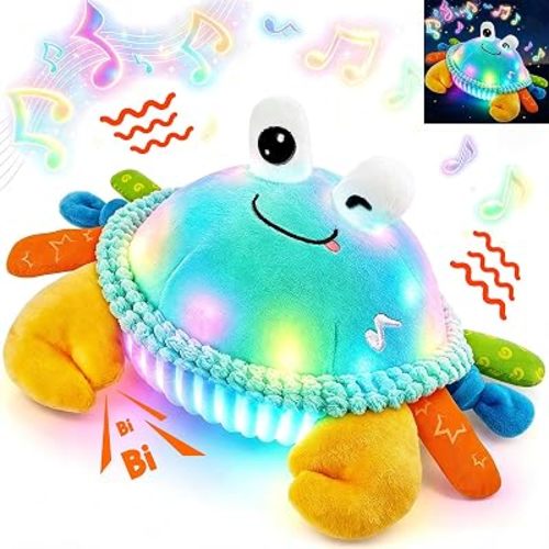 Light Up Crawling Crab Baby Tummy Time Toys