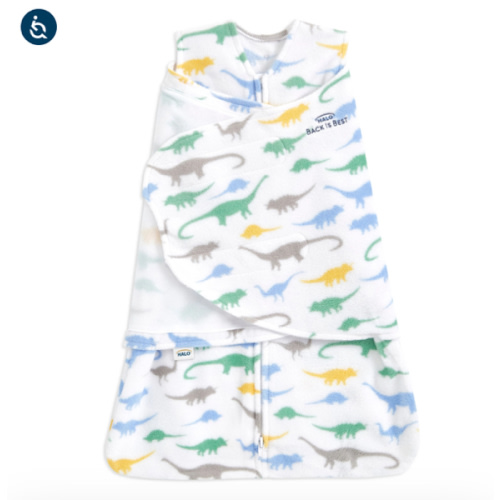 Dinos Micro-Fleece Swaddle - Newborn | HALO