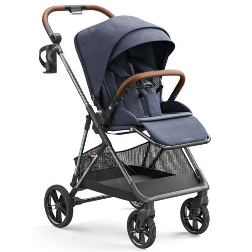 Mamazing Baby Stroller Air Lux Carbon Fiber 15.9 lbs Lightweight Compact Fold Reversible Seat with UPF 50+ Canopy for Infant Toddler