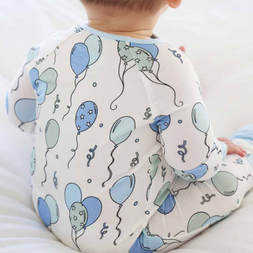 Party Time Convertible Zip Romper | Blue