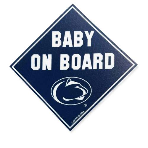 Penn State Nittany Lions "BABY ON BOARD" Car Magnet
