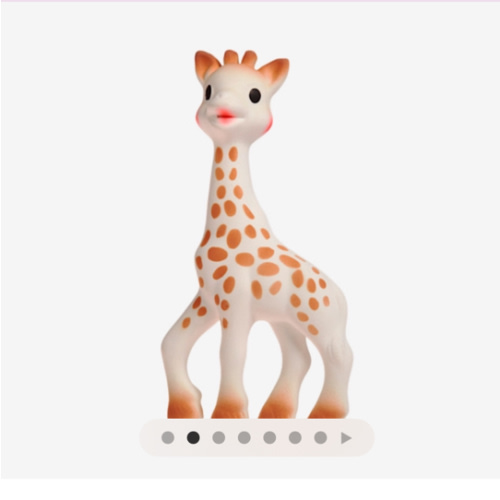Sophie la girafe | Handcrafted for 60 Years in France | 100% Natural Rubber | Designed for Teething Babies | Awaken All 5 Senses | Easy to Clean | Pack of 1