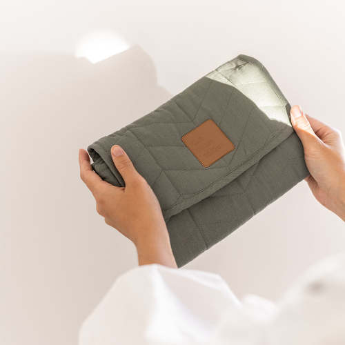 Sage Linen Change Mat