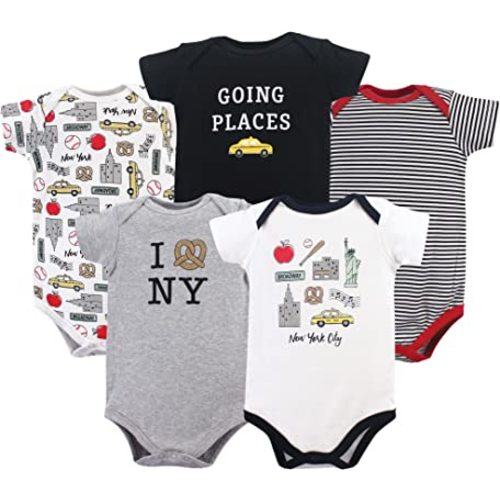 Hudson Baby Baby Boy's Cotton Bodysuits