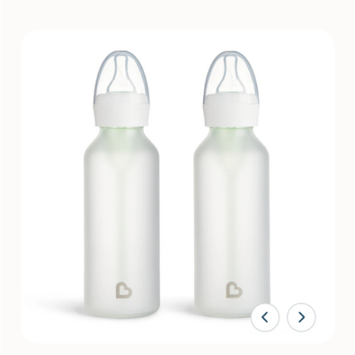 Bond® Silicone Glass Bottle 8oz, 2pk | Munchkin